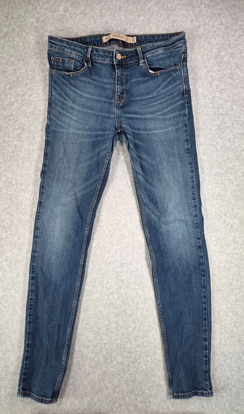 Zara Trafaluc Core Denim Slim Low Rise Skinny Jeans Medium Wash 8